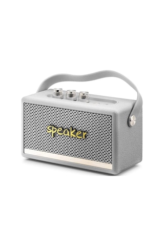 Hadron Kılburn3 Beyaz Bluetooth Nostalji Speaker168-103-72mm