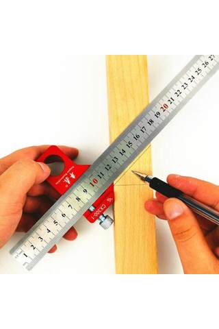 Suntek Açı Kare Cetvel Ağaç İşleme Scriber Cetvel