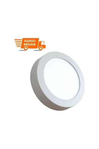 20W - 24W Sıva Üstü Yuvarlak Beyaz Döküm Led Panel Spot