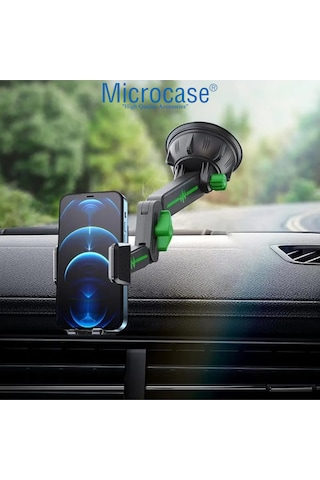 Microcase Tır Kamyon Otobüs Otomobil İçi Vantuzlu Ayarlanabilir 360 Dönerli Telefon Tutucu - Al5076 1