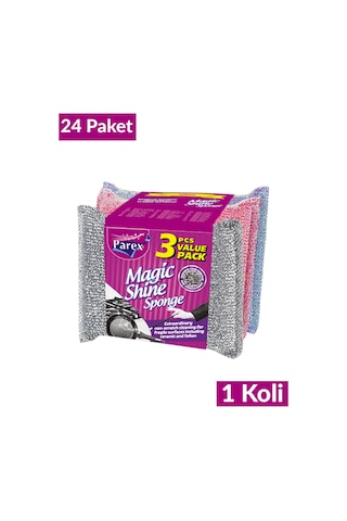 Magic Shine Sünger 3 Lü 24 Paket 1 Koli