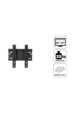 Teif 19" 32" - 49 - 82 Ekran A Plus Tv Askı Aparatı Su Terazili