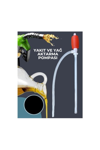 Küçük Boy Plastik Mazot Pompası - Su Pompası 5468