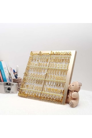 Gold Yazı Panosu Mesaj Tahtası, 121 Harf Karakterli