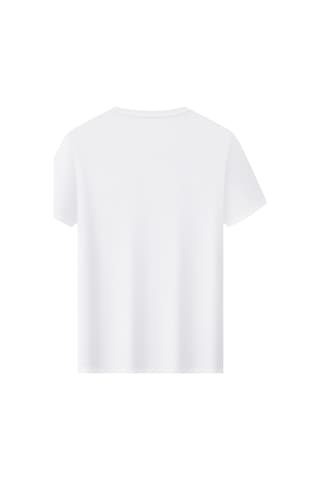 New Performance Premium Basic T-shirt 75.9% Pamuk 24.1% Polyester Beyaz