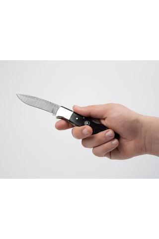 Böker Manufaktur Mamba Grenadill Damascus Kamp Çakı Çok Renkli