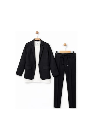 Ahengim Erkek Çocuk Modern Casual Slim Fit Takım Elbise Ak2850 Siyah