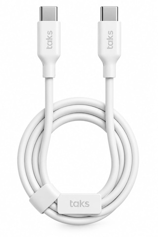 Ttec Taks 60w Usb-c To Usb-c Type-c Hızlı Şarj Ve Data Kablosu 120 Cm Beyaz Type C To Type C 60w