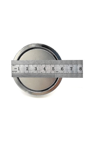 Süper Güçlü Neodimyum Mıknatıs 120 Kg - Güçlü Mıknatıs - Mıknatısla Balıkçılık İçin Mükemmel - Neodimyum Kalıplı 60 Mm