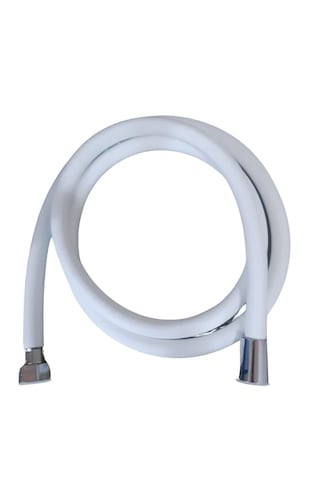 Yayke Yumuşak Silikon Duş Hortumu Kırılmaz Kopmaz Beyaz