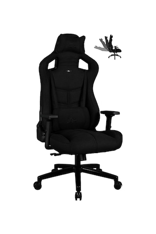 Zio Venom Deep Black Keten Oyuncu Koltuğu -1565B1101-Siyah