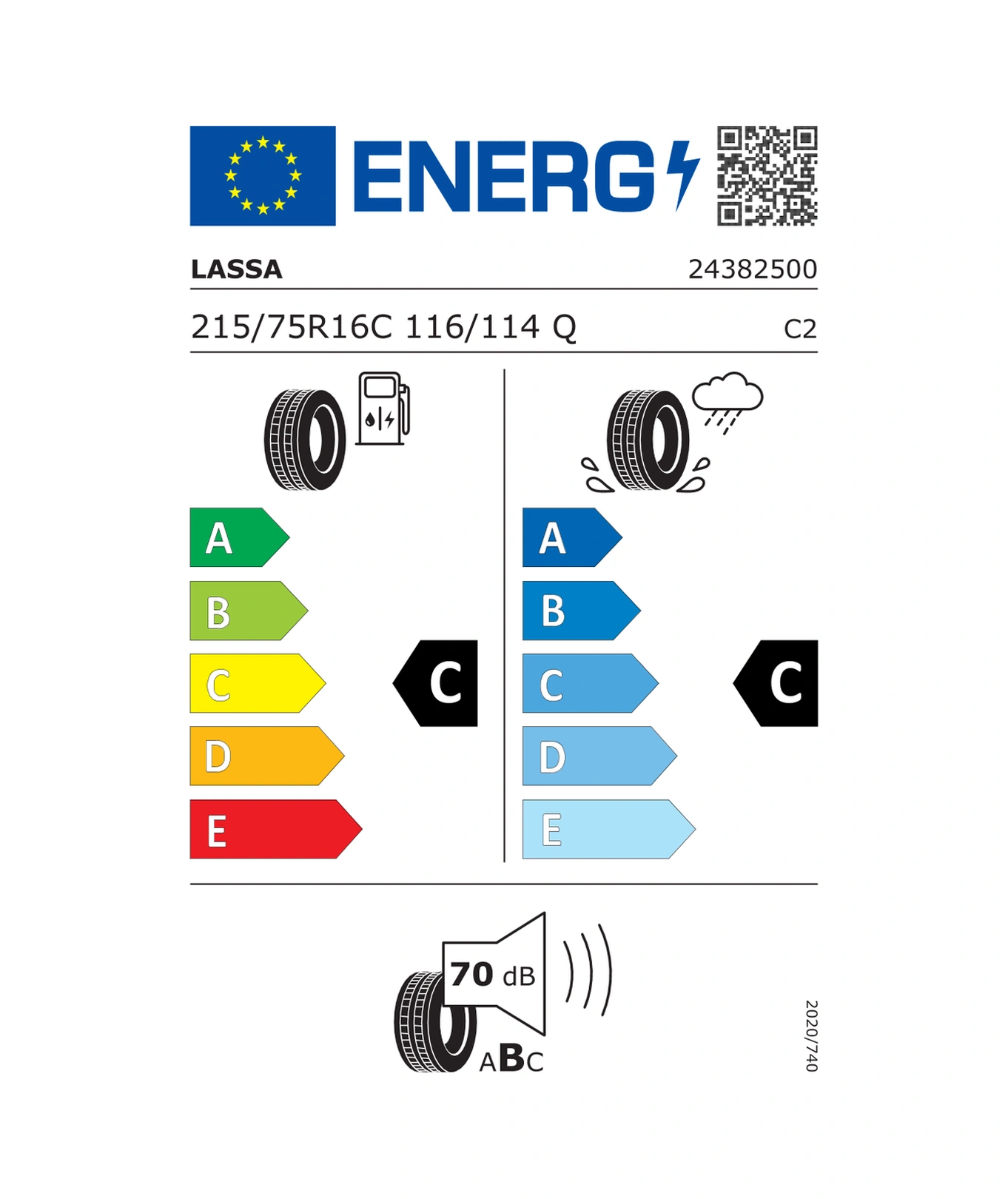 Lassa 215/75R16C 116/114Q Transway Yaz Lastiği 2025
