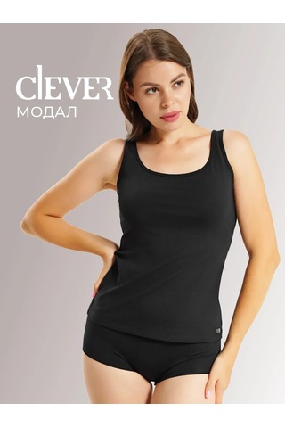 Clever Wear Geniş Askılı Atlet İç Çamaşırı 149937463 Siyah