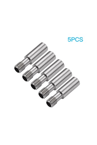 Neevoyu Stainless Steel M6 26mm Isı Borusu - 4mm İç Çaplı, Mk8 Ekstruder İçin, Cr-10/ender Serisi 3d Yazıcılar İçin, 5 Adet