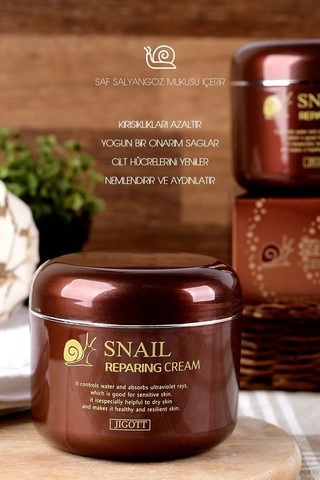 Jigott Snail Reparing Kırışıklık Karşıtı ve Aydınlatıcı Bakım Kremi 100 ML