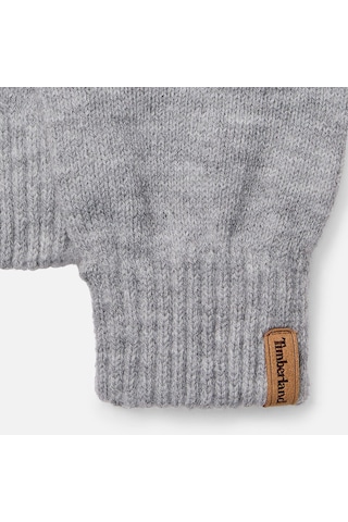 Timberland Rib Knit Glove Erkek Eldiven-34017 Gri