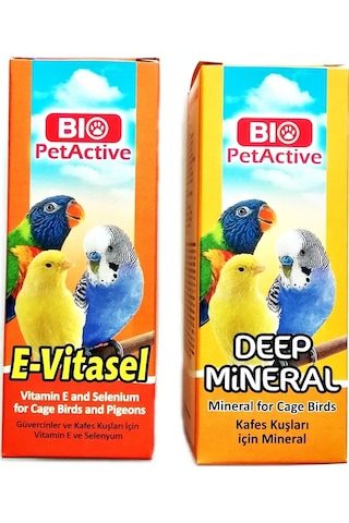 Üreme Yumurta  E Vitamin Mineral Kuş Vitamini 2 Li Set