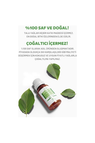 Tala Çay Ağacı Uçucu Yağı %100 Saf Ve Doğal 10 ML