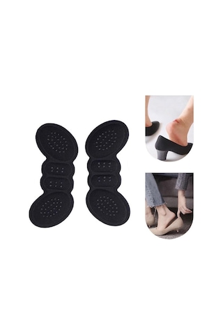 Ayakkabı Daraltan Ped Ayak Topuk Vurma Önleyici Sünger 6 MM Siyah