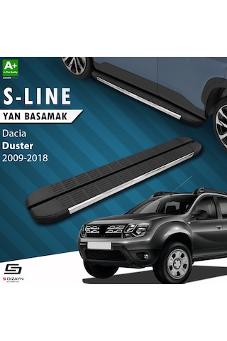 S-dizayn Dacia Duster S-line Krom Yan Basamak 173 Cm 2009-2018