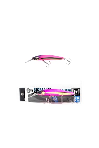 Jackall Big Backer Wangan Minnow 9.8cm 21gr Sagoshı Pink Spark