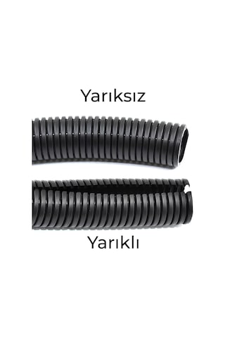 12mm Yarıksız Spiral Hortum Kablo Gizleme İzolasyon Borusu Esnek