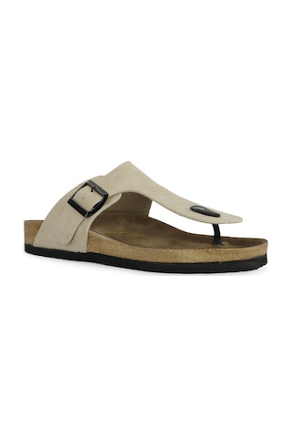 Slazenger Luke Unisex Terlik Bej Nubuk Sa11se009-120n Bej