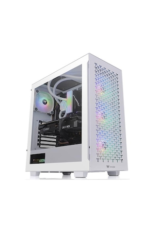 Thermaltake V350 TG CA-1S3-00M6WN-03 Gaming Mid-Tower Bilgisayar Kasası Beyaz
