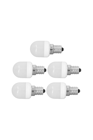 Adet Tavan Lambası 1,5 W Yüksek Sıcaklığa Dayanıklı Beyaz 75 Işık Akısı E12 Tabanlı Led Ampuller Ofis Yatak Odası Koridor Sıcak Işık