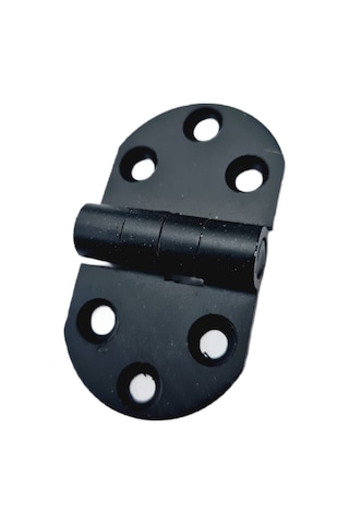 Alüminyum Oval Menteşe Siyah 30 55 2 Mm- 5 Adet