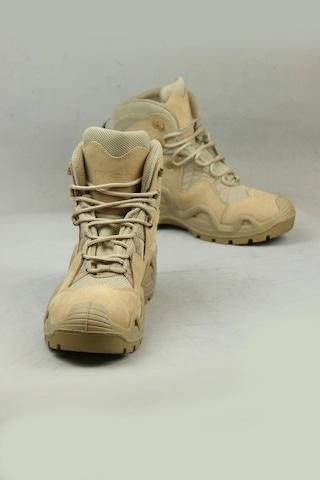 Pars 102 Power Mid Hakiki Nubuk Deri Su Itici Özellikli Askeri& Polis Outdoor Tactical Kısa Bot Çok Renkli