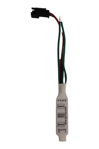 5-24v Mini Tek Renk Yürüyen Pixel Şerit Led Kontrol Devresi Ws2811 Su Akan Anahtarlı Kontrol Devre