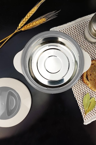 Digithome Ckr3148 Paslanmaz Çelik Hazneli Yemek Termosu 500 ML Beyaz