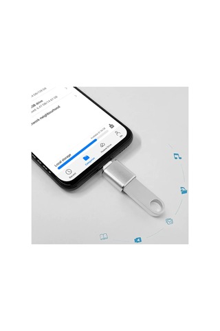 Ally Usb Type-c Dönüştürücü Otg Adaptör- 5775 - Karbul1806-6279 Siyah