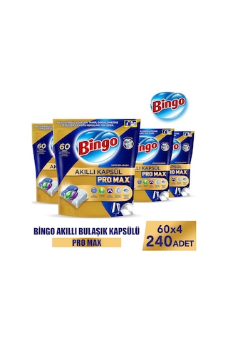 Akıllı Kapsül Pro Max Bulaşık Makinesi Deterjanı Tableti 240 Adet