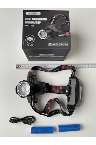 Gold Orion En Güçlü En Üst Teknoloji Kafa Feneri Siyah