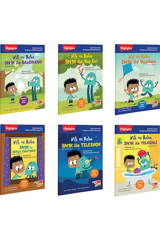 Saklı Nesnelerle STEM Hikâyeleri Nik ve Robo 5N1K 6'lı Set