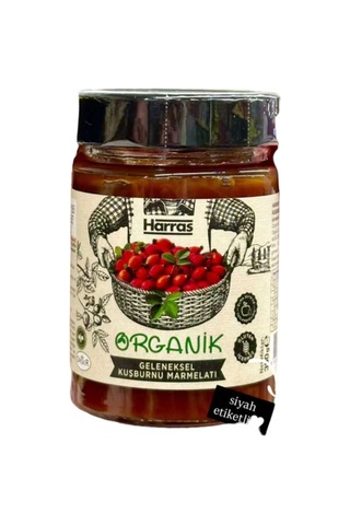 Organik Geleneksel Kuşburnu Marmelatı Glutensiz 4 Adet X 350 Gr 350 G
