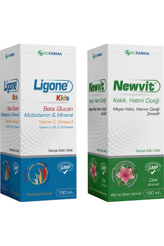 Ligone Kids Multivitamin Şurup 150 Ml Newvit Kekik Hatmi Şurup