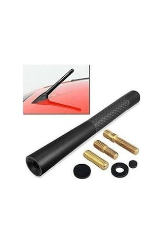 Extra Marketing Suzuki Sx4 Uyumlu Siyah Karbon Fiber Anten Çubuğu Oto Anten Mükemmel Kalite