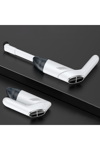 Sones Taşınabilir El Tipi Katlanır Elektrikli Süpürge Beyaz