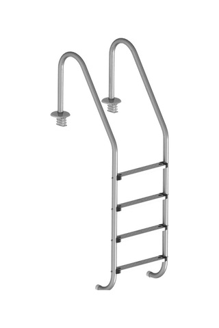 Havuz Merdiveni 304 Model Paslanmaz Çelik Cnc Kesimli 4 Ba N11.1671