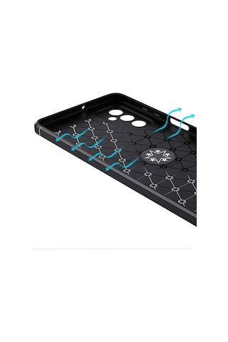 Zore Galaxy Uyumlu M52 Kılıf Ravel Silikon Kapak - Kırmızı Kirmizi