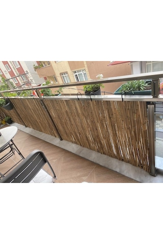 50 Cm X 3 Metre Hasır Kamış Balkon Çiti Dekarasyon