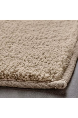 Kaydırmaz Banyo Paspası Açık Bej Renk MeridyenDukkan 60x120 cm Banyo Tekstili Bej