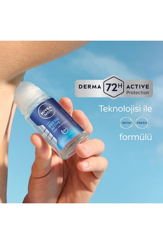 Nıvea Men Fresh Active Roll-on 50 Ml X 5 Adet