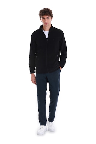 Hatemoğlu Regular Fit Tam Fermuarlı Polar Sweatshirt Siyah 3522ETC0B015 - 002 Siyah