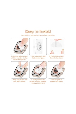 Apple Uyumlu Watch Ultra 49mm Ekran Koruyucu Flexible Esnek Cam 2 Adet