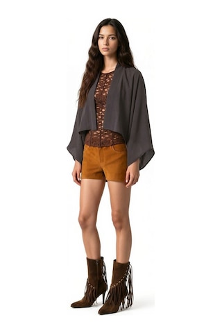 Hiccup Busem Kadın Kimono Siyah 02