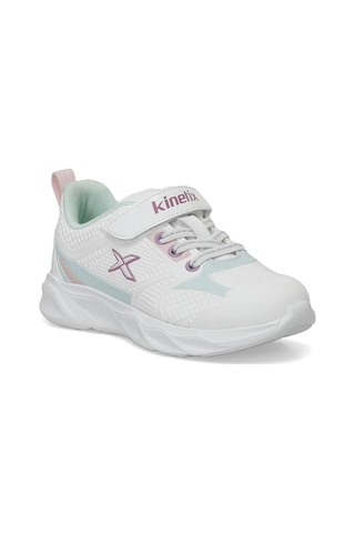 Kinetix Lıster Pu J Beyaz-su Yeşili-a.pembe Kız Çocuk Spor Ayakka Beyaz